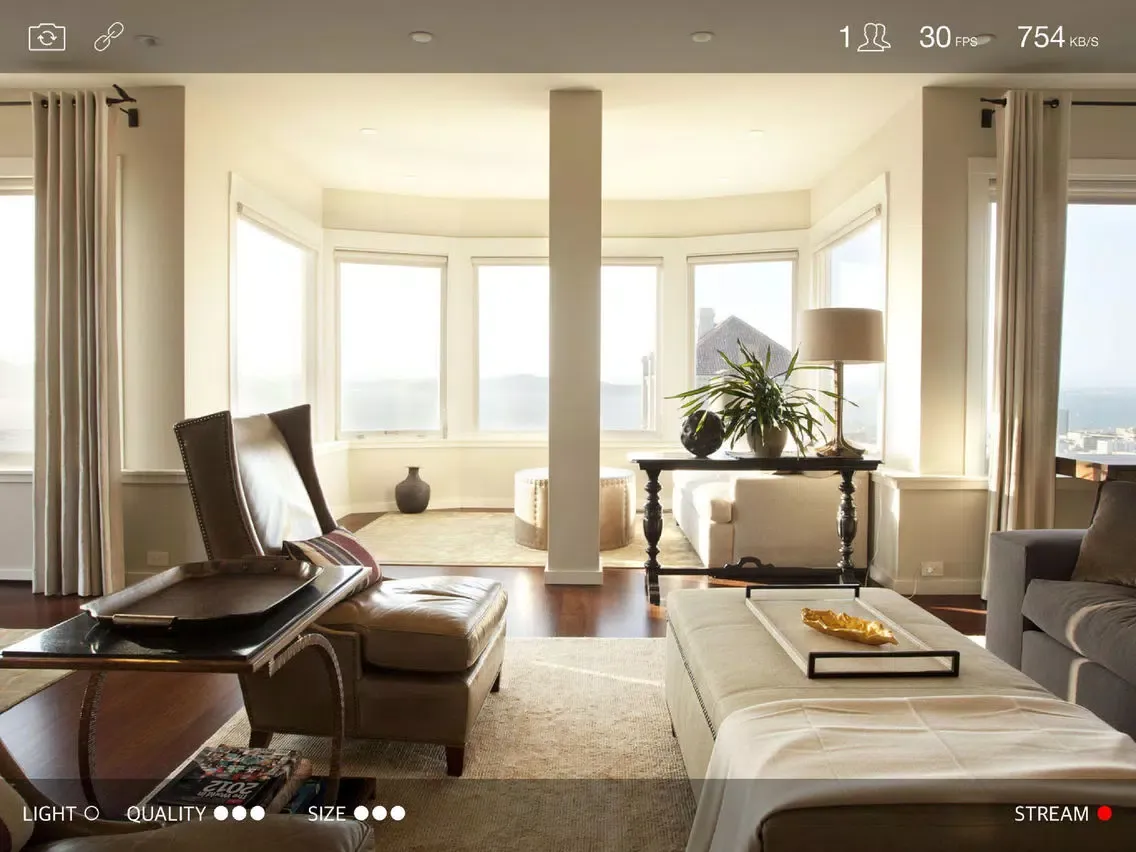 Capturas de tela do Snappy Webcam - Live camera iPad 