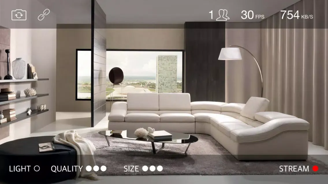 Capturas de tela do Snappy Webcam - Live camera