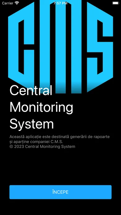 Zrzuty ekranu Central Monitoring System