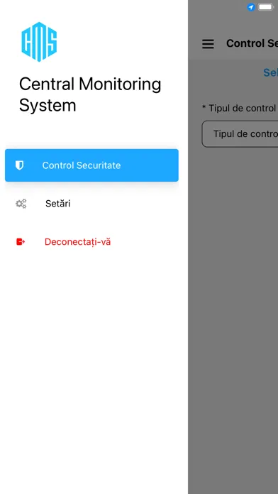 Zrzuty ekranu Central Monitoring System