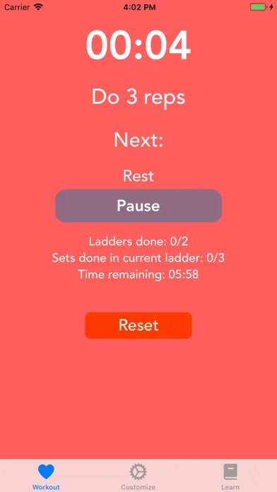 Ladder Workout Timer স্ক্রিনশট