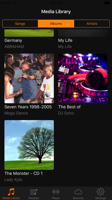 ภาพหน้าจอของ Cloud Music Player - Enjoy your Music offline