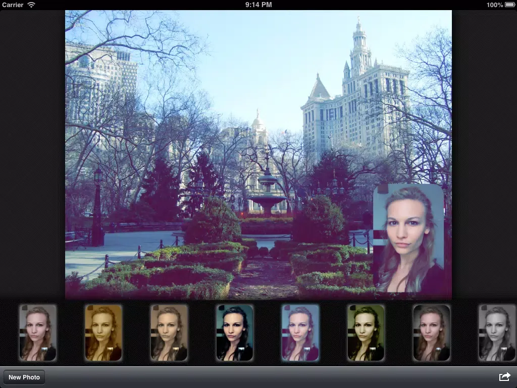 Capturas de tela do Double Cam Free iPad 