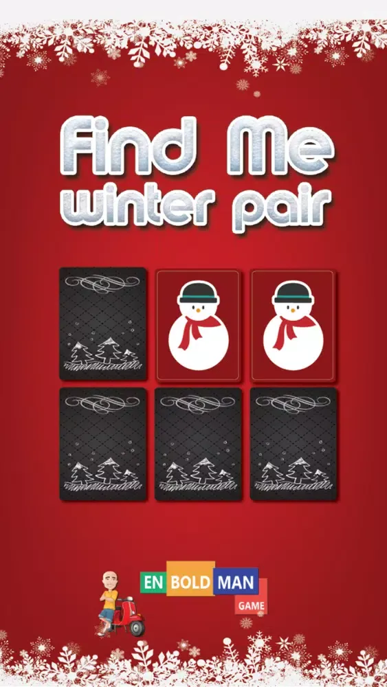Find Me-Winter Pair Memory game Screenshots