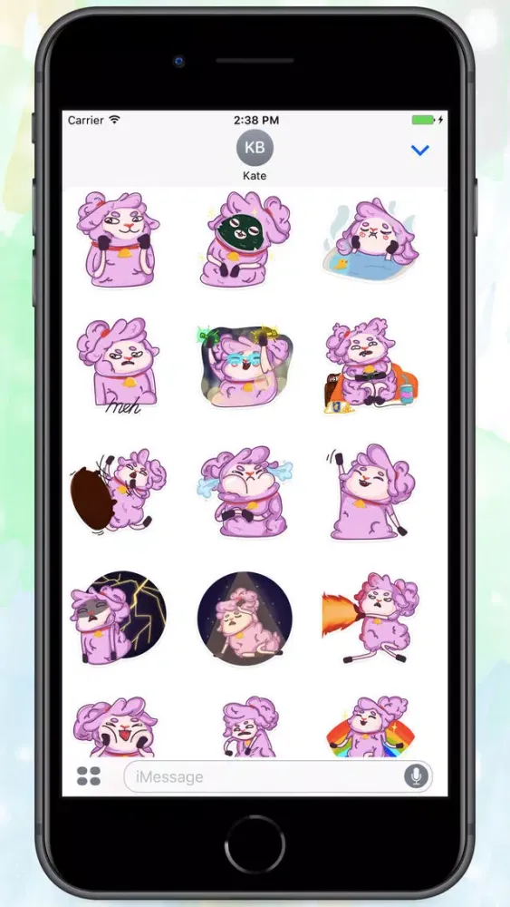 Tangkapan skrin Chloe The Sheep! Stickers