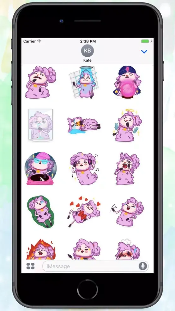 Tangkapan skrin Chloe The Sheep! Stickers