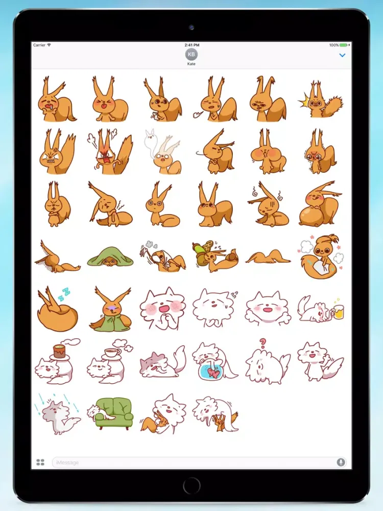 Скриншоты COCO & MOCHI! Stickers iPad 