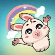Fluffy Bunny! Stickers