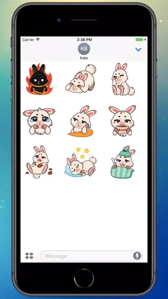 Fluffy Bunny! Stickers Screenshots