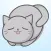 Full Moon Cat! Stickers