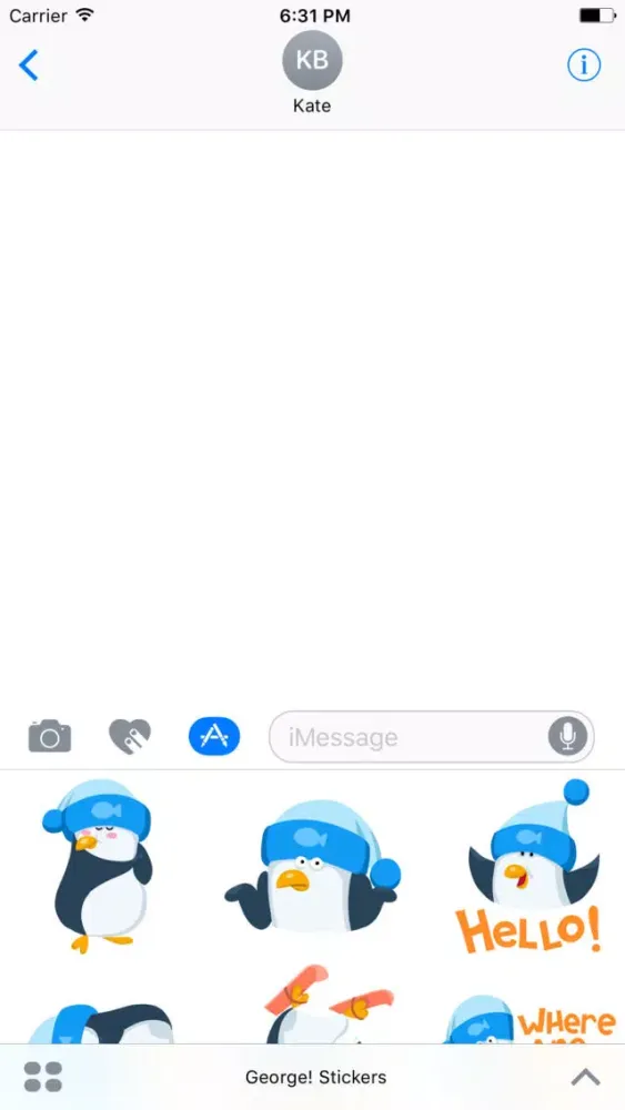 George! Stickers Ekran Görüntüleri