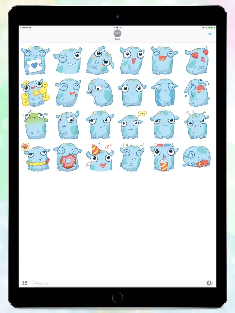 Imp! Stickers iPad 应用截图