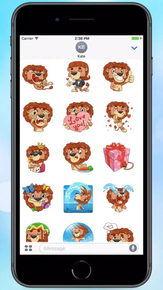 Zrzuty ekranu King Leo! Stickers