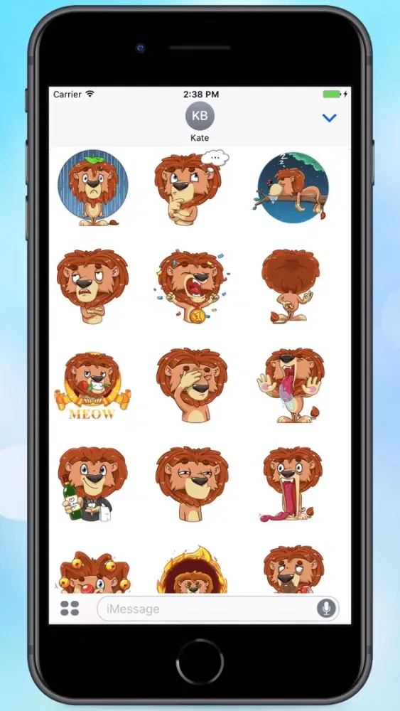 Zrzuty ekranu King Leo! Stickers