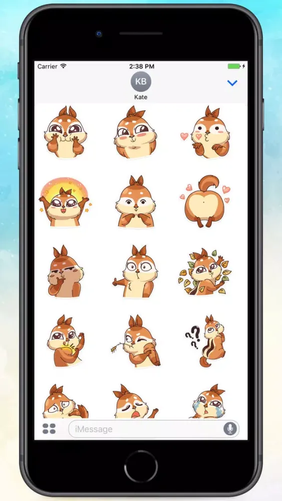 Quip The Squirrel! Stickers 스크린샷