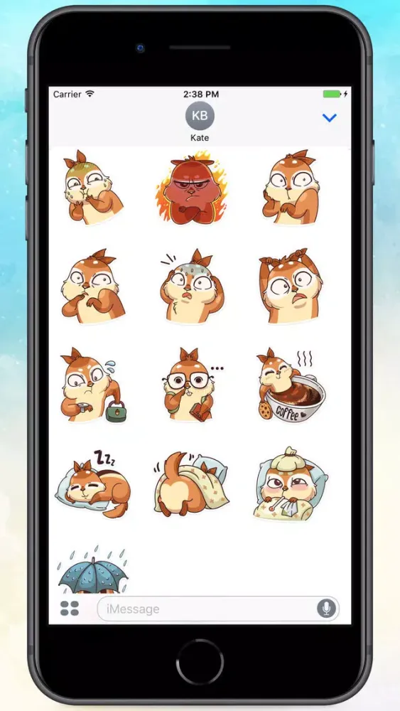 Quip The Squirrel! Stickers 스크린샷