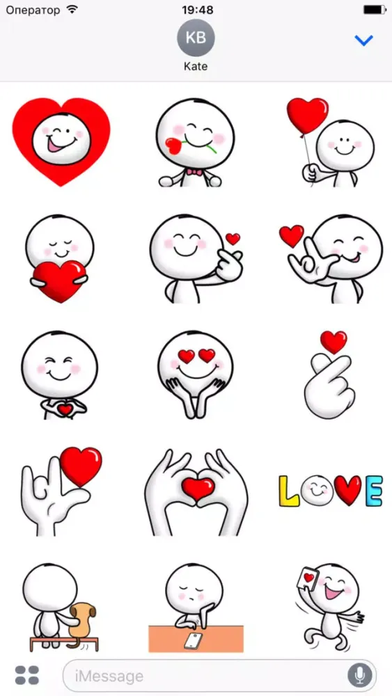 Luv! Stickers スクリーンショット