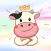 Milky Cow! Stickers