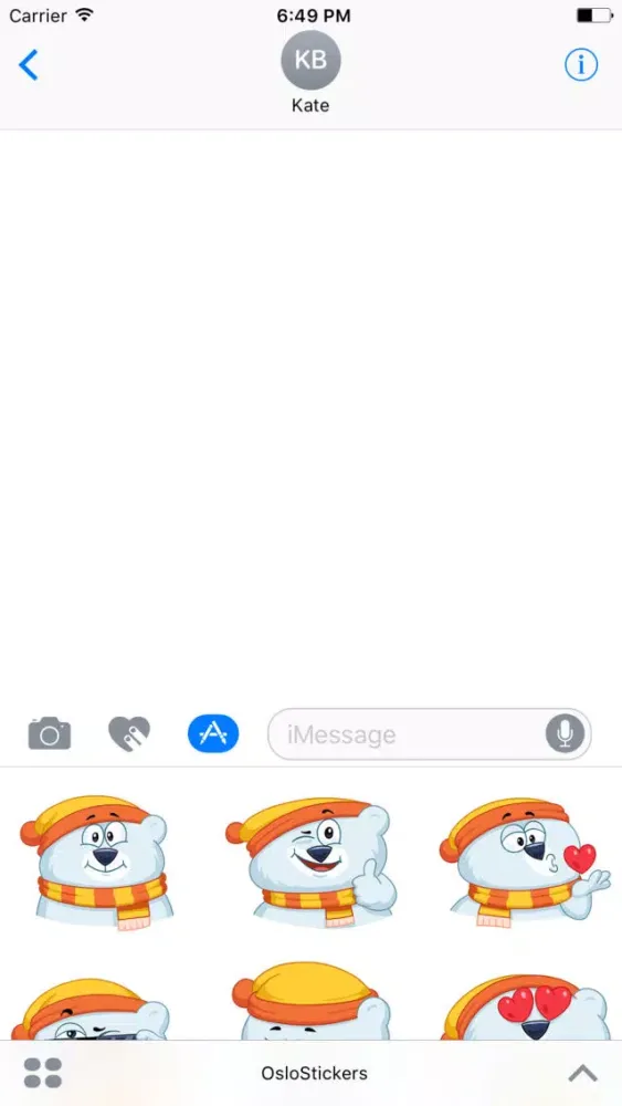 Screenshot di Oslo Bear! Stickers