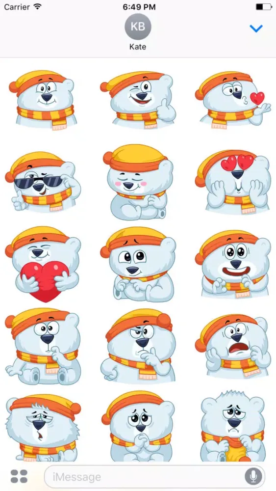 Screenshot di Oslo Bear! Stickers