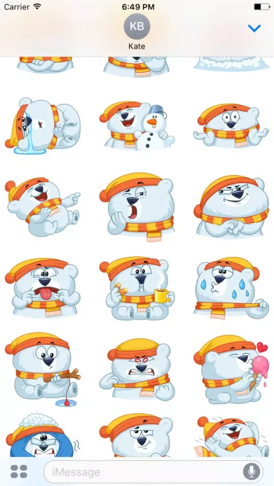 Screenshot di Oslo Bear! Stickers
