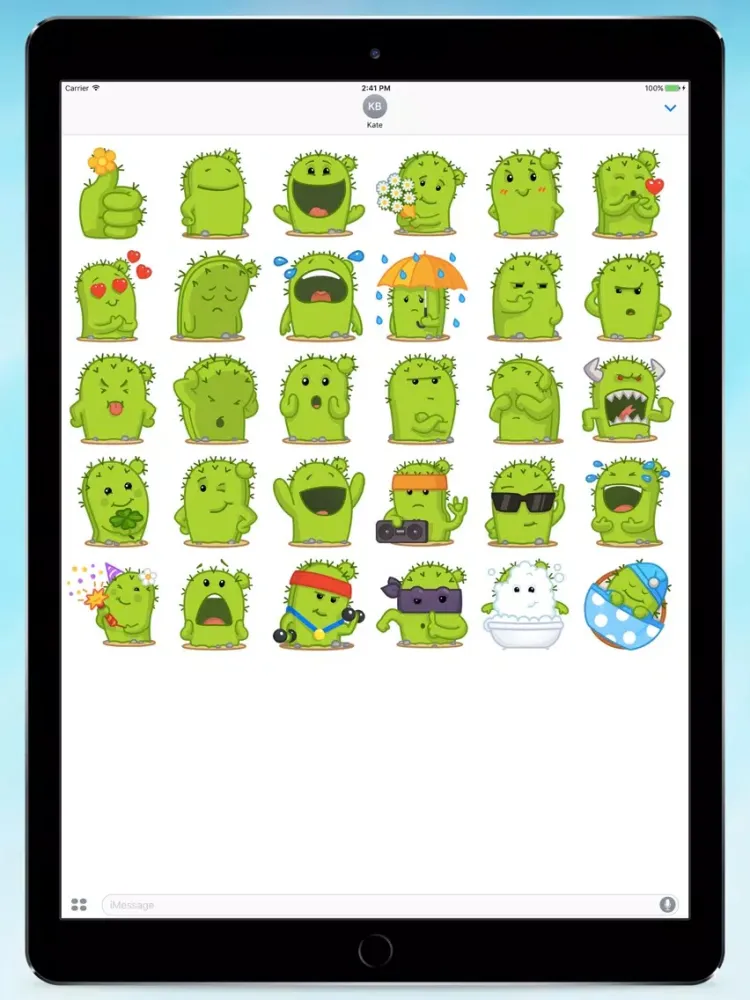 Cactus! Stickers iPad 应用截图