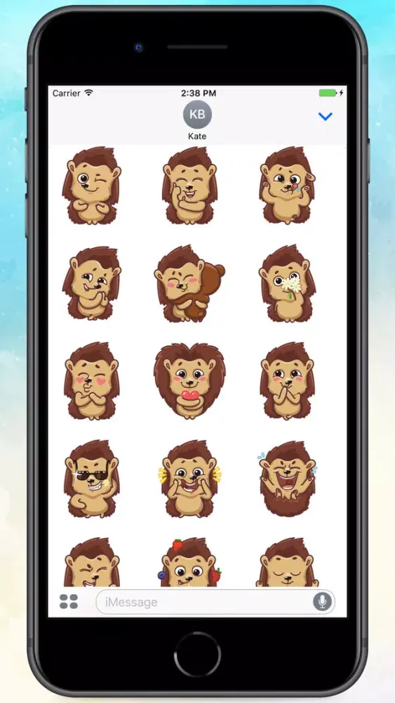 Hedgehog! Stickers スクリーンショット
