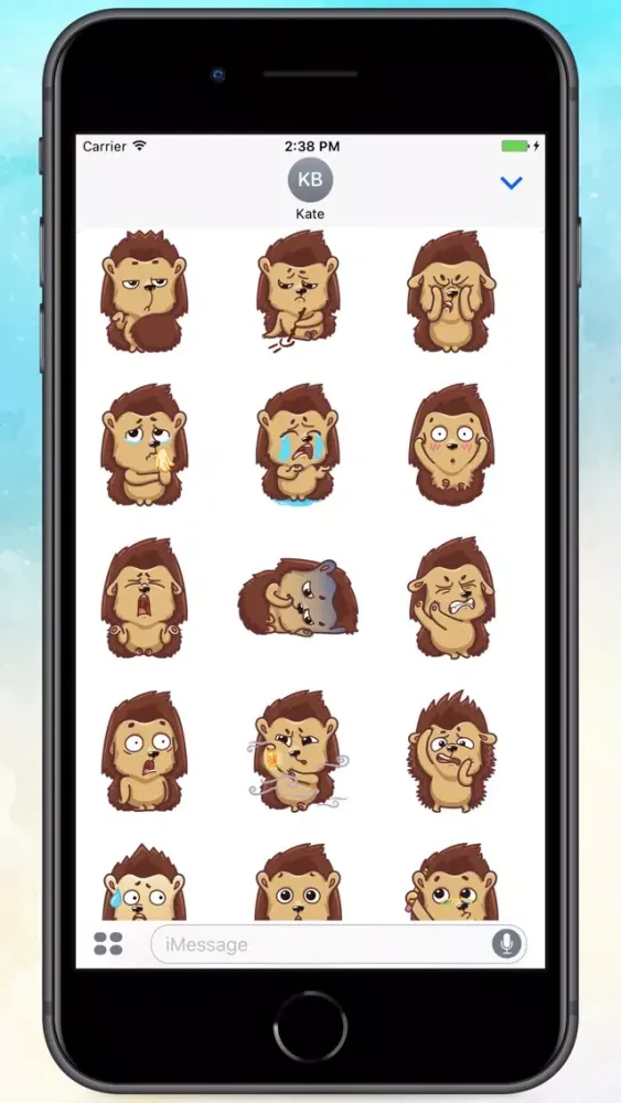 Hedgehog! Stickers スクリーンショット