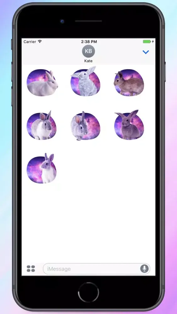 صور Space Bunnies! Stickers