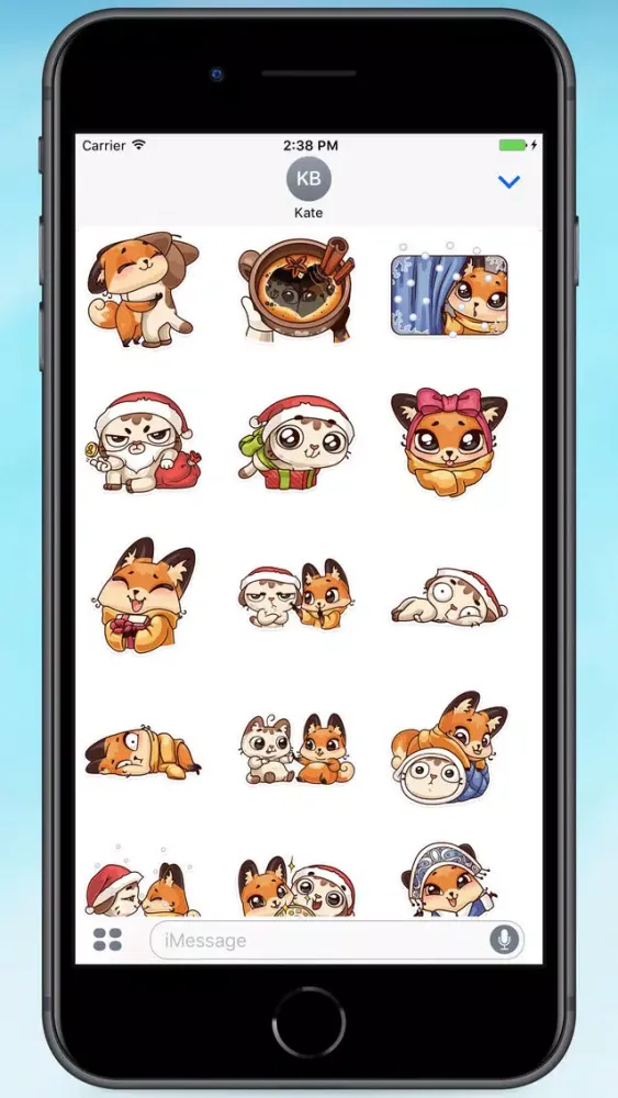 Kitty & Foxy! Stickers Screenshots