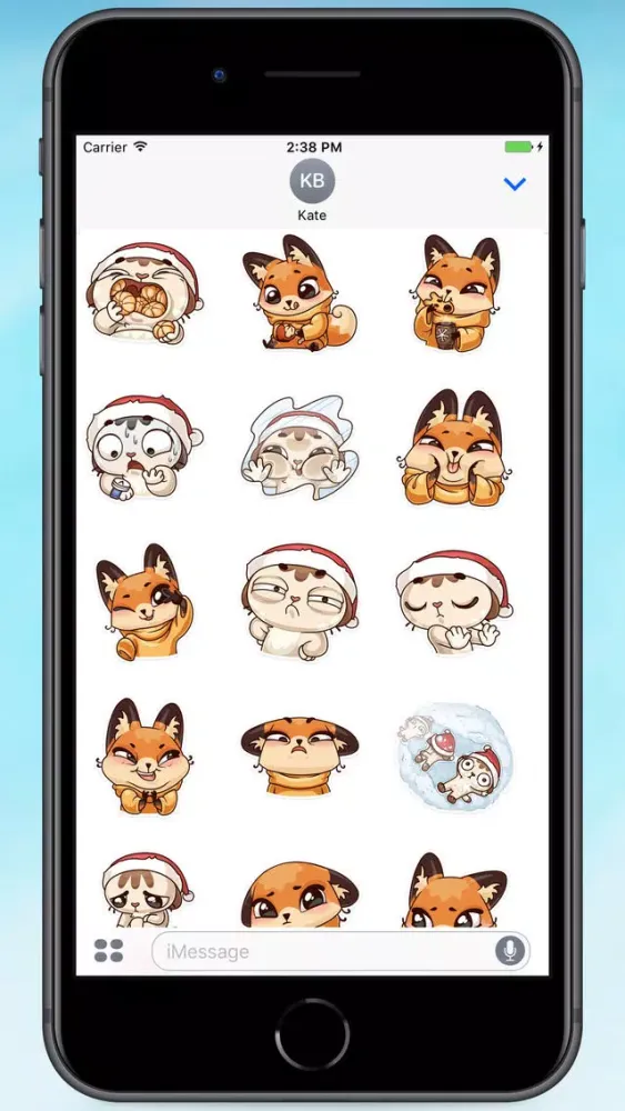 Kitty & Foxy! Stickers Screenshots