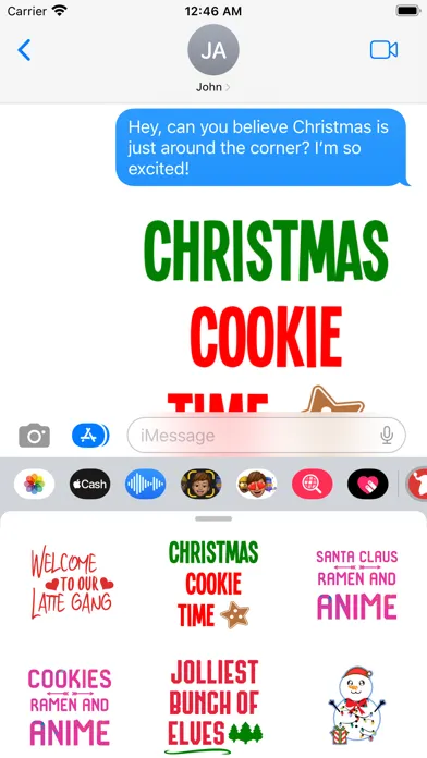 Screenshot di Christmas Holiday Fun Stickers