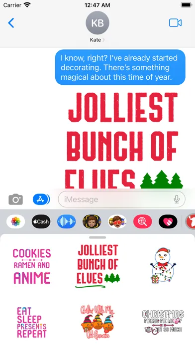 Screenshot di Christmas Holiday Fun Stickers
