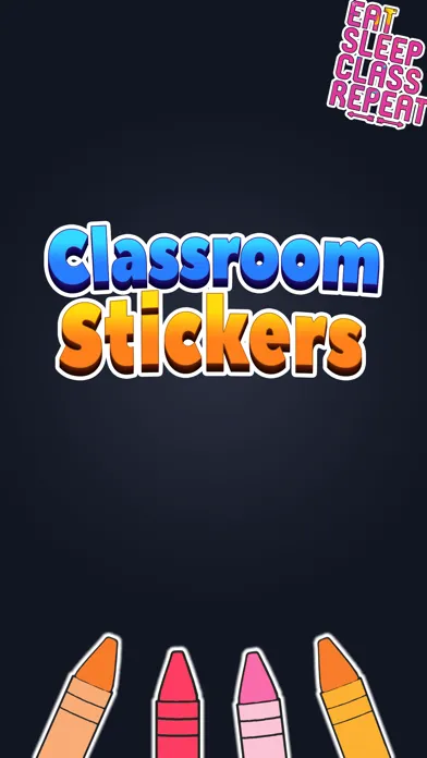 Classroom Study Life Stickers 스크린샷