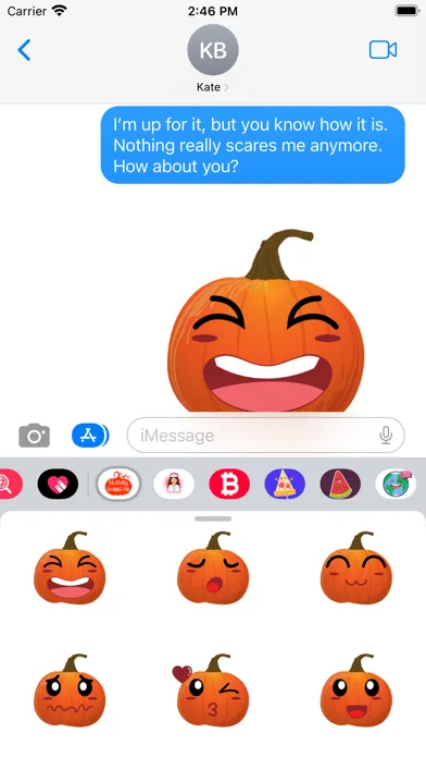 Nothing Scares Me Stickers Screenshots