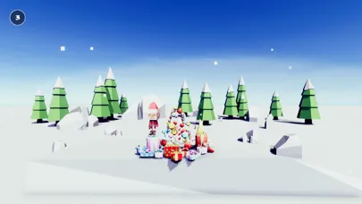 Tangkapan layar Santa Claus Snowball Fight