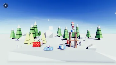 Tangkapan layar Santa Claus Snowball Fight