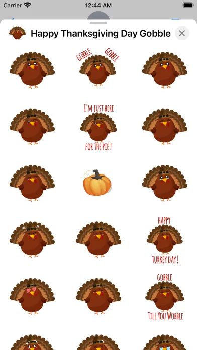 Happy Thanksgiving Day Gobble 스크린샷