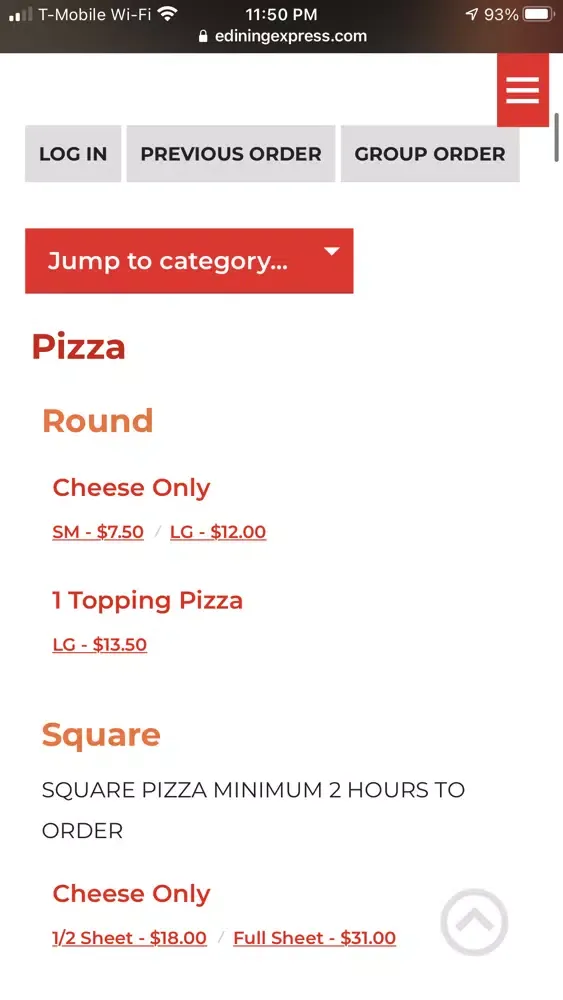 Zrzuty ekranu Apollon Pizza App