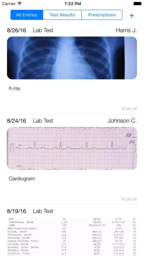 Capturas de pantalla de Electronic Medical Record - keep all your medical information including test results and prescriptions in one place