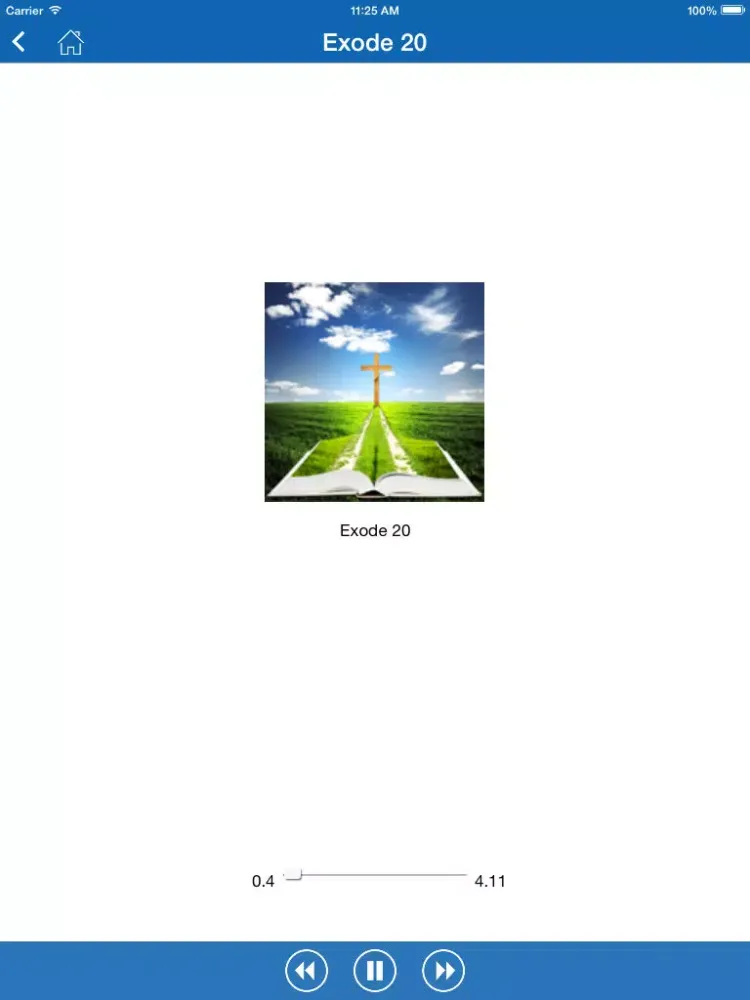 Audio Bible in French (La Sainte Bible en Français par Louis Segond) iPad  स्क्रीनशॉट