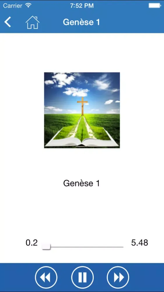 Audio Bible in French (La Sainte Bible en Français par Louis Segond) स्क्रीनशॉट