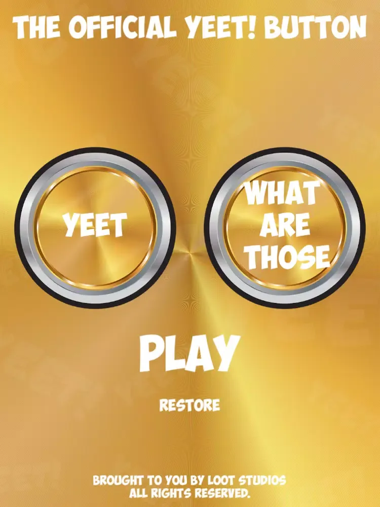 Official YEET Button-What Are Those iPad  スクリーンショット