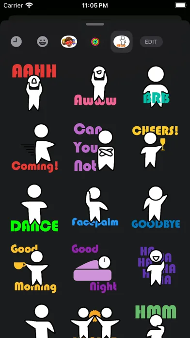 Tangkapan skrin StarPerson Sayings