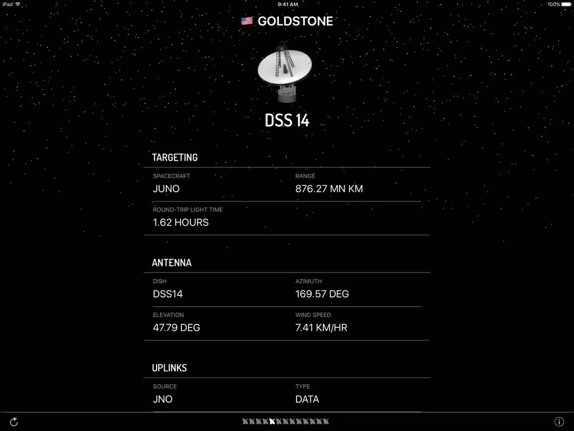 Скриншоты Deep Space Network iPad 