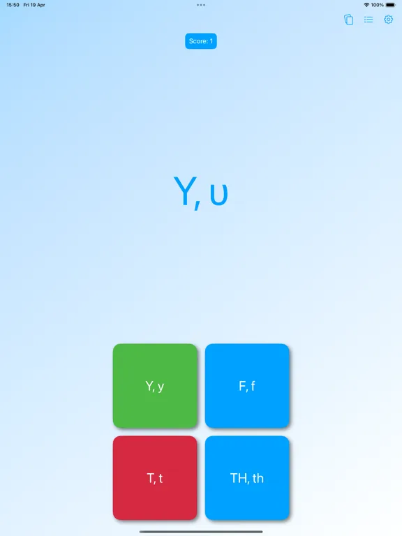 Learn the Greek Letters iPad  স্ক্রিনশট