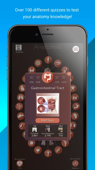 Anatomist – Anatomy Quiz Game Screenshots