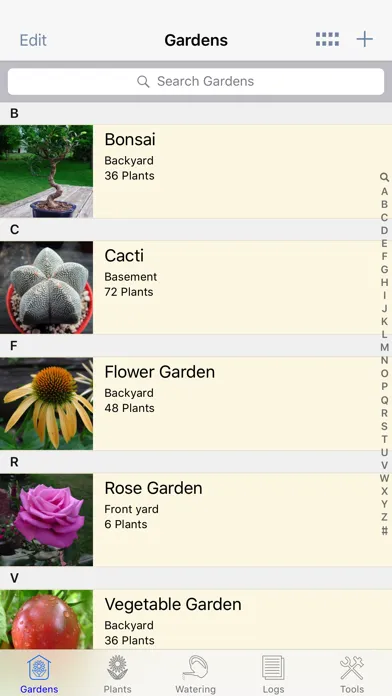 Plant Album Screenshots