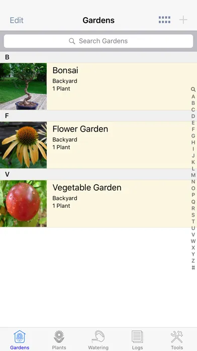 Capturas de tela do Plant Album Lite