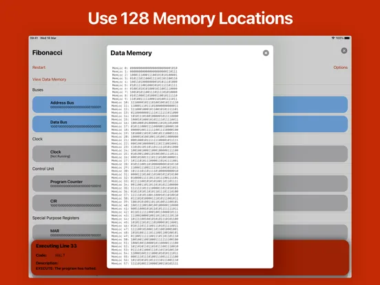 CPU Simulator iPad  Screenshots